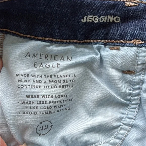 Women's Dark Blue Dream Stretch 12 X-Short Jeans - Picture 6 of 6